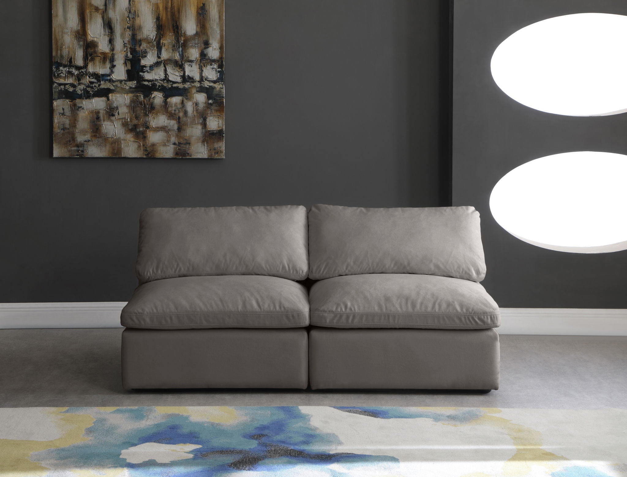 Plush - Modular Armless 2 Seat Sofa - Urban Living Furniture (Los Angeles, CA)