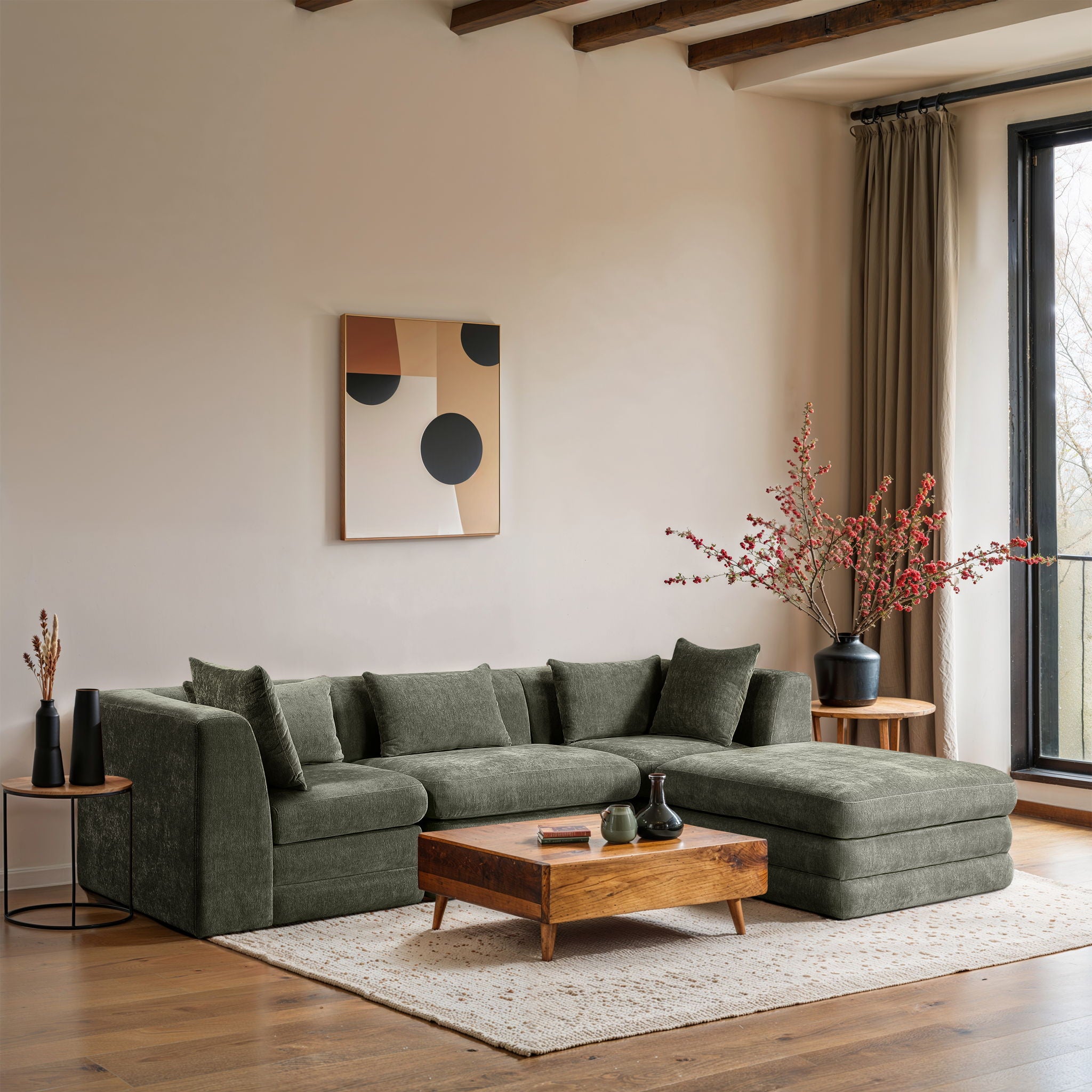 Stellar - 4 Piece Upholstered Modular Sectional - Urban Living Furniture (Los Angeles, CA)