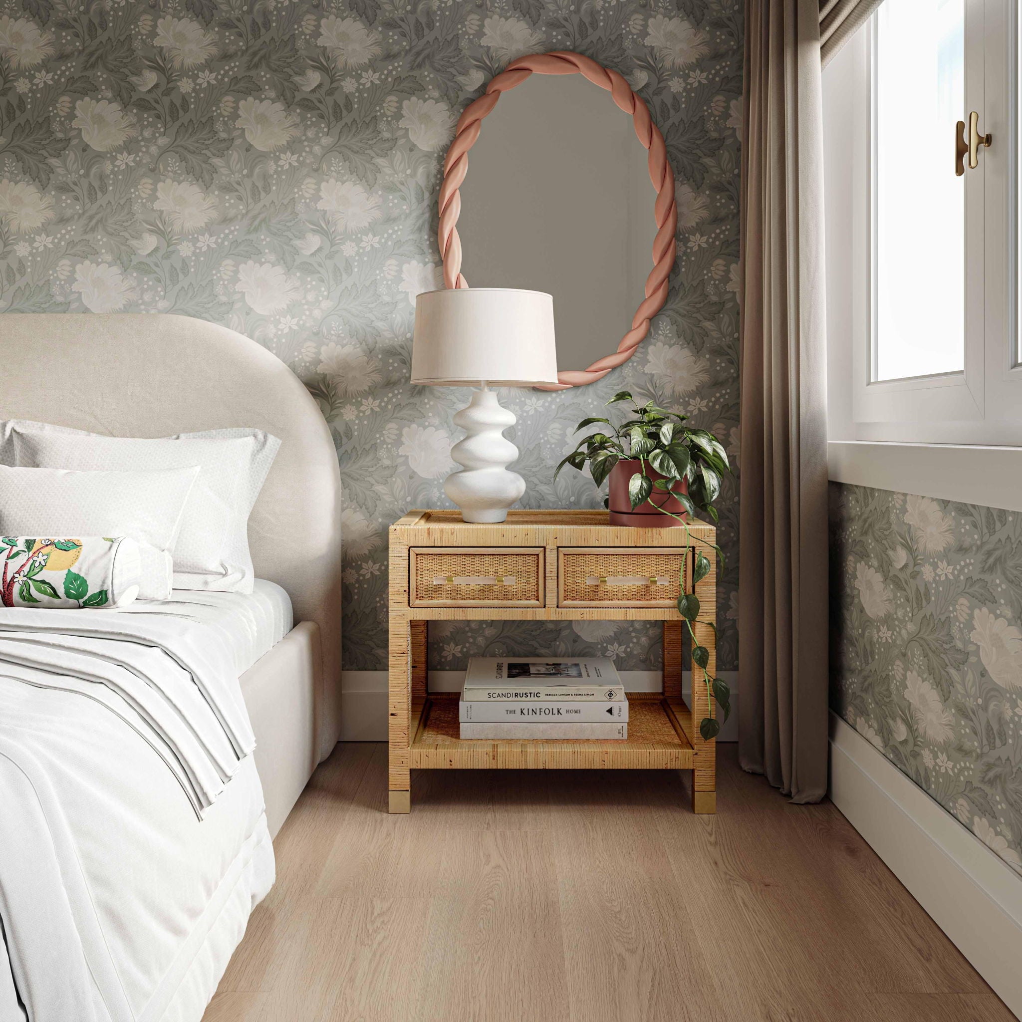 Amara - Rattan Nightstand - Natural - Urban Living Furniture (Los Angeles, CA)