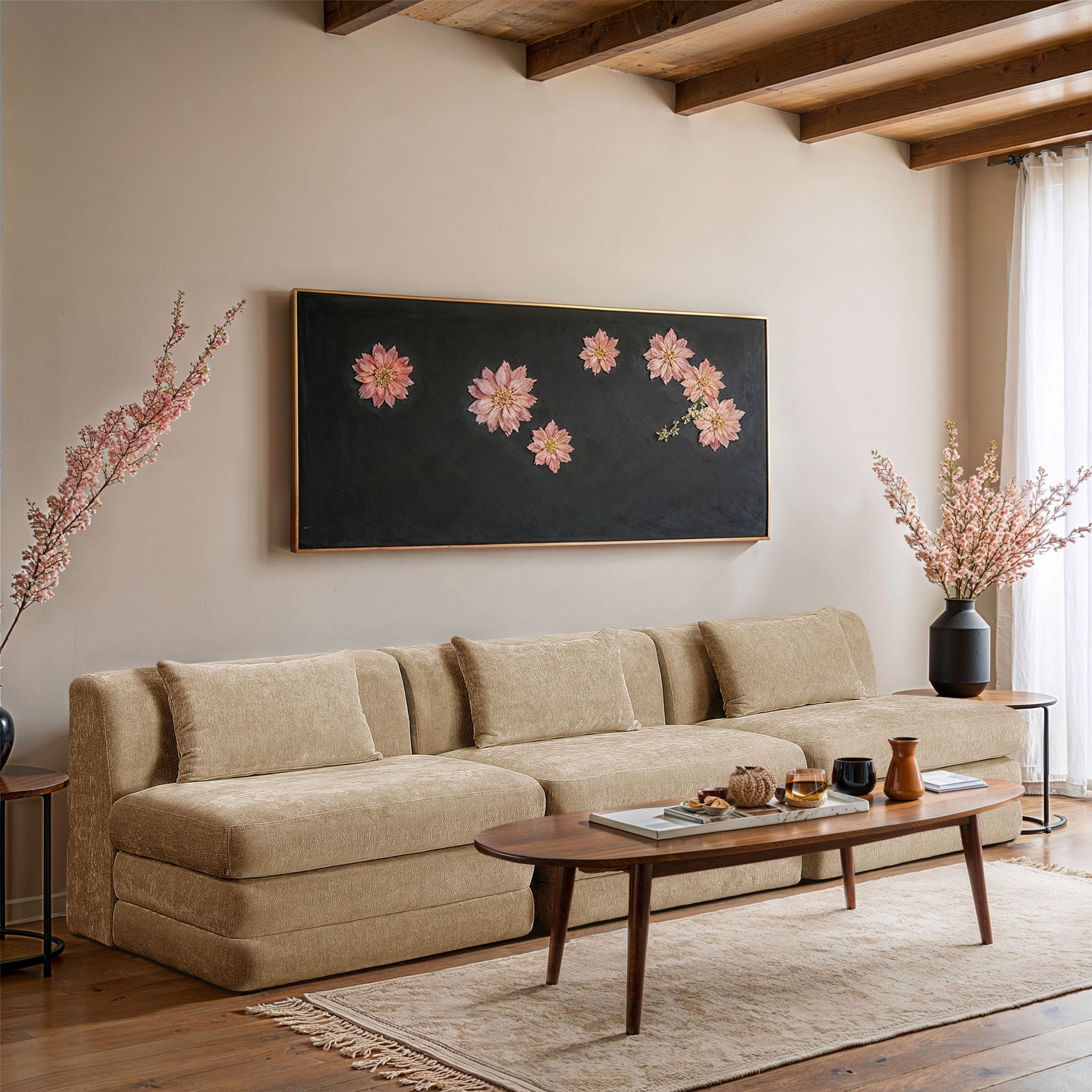 Stellar - 3 Piece 114" Upholstered Modular Armless Sofa - Urban Living Furniture (Los Angeles, CA)