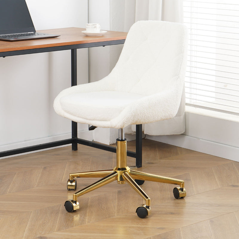 Modern Teddy Velvet Fabric Chair With Gold Plated 5 Claw Legs