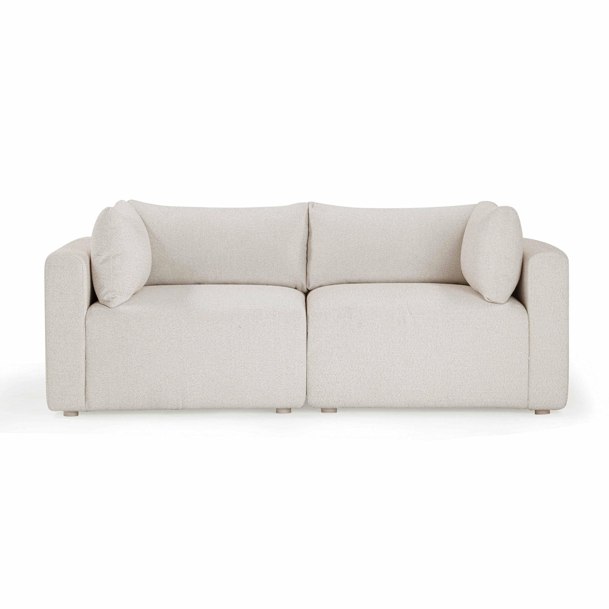 Hangover - Outdoor Modular Loveseat - Cream - Urban Living Furniture (Los Angeles, CA)