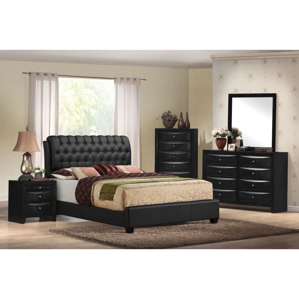 Ireland II - Bed (Button Tufted) - Urban Living Furniture (Los Angeles, CA)
