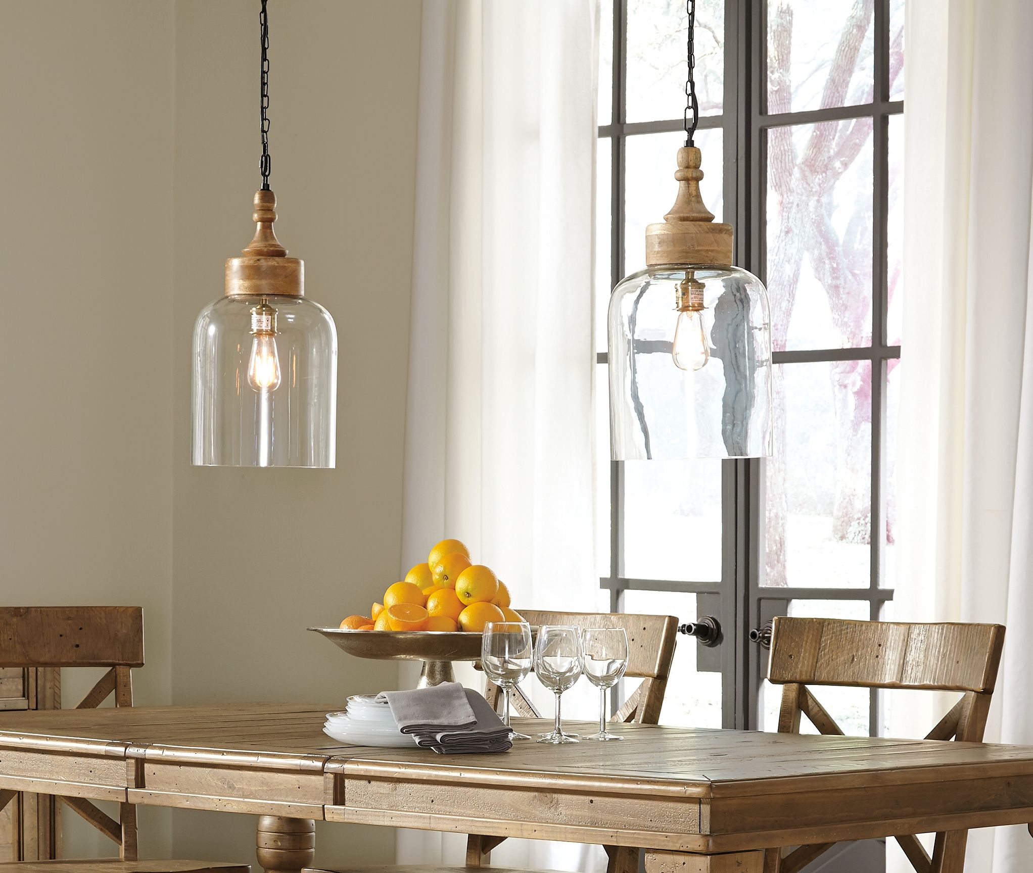 Faiz - Transparent - Glass Pendant Light - Urban Living Furniture (Los Angeles, CA)