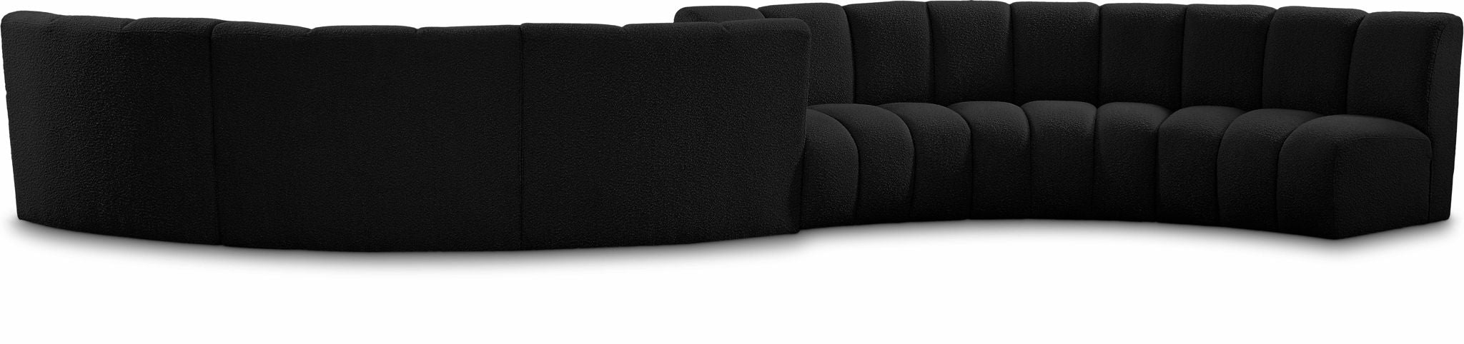 Infinity - 6 Piece Modular Sectional - Black - Fabric - Urban Living Furniture (Los Angeles, CA)