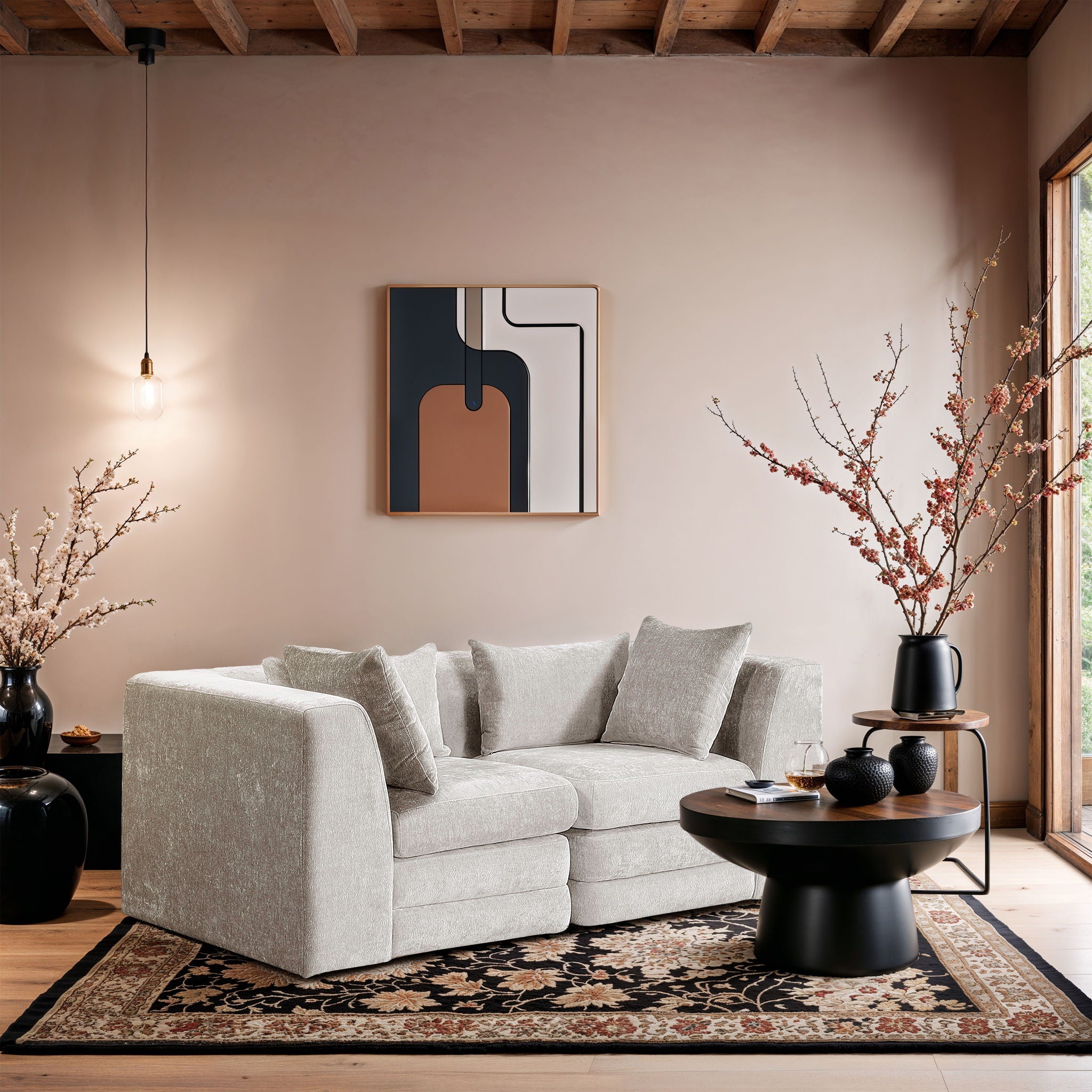 Stellar - 2 Piece 76" Upholstered Modular Loveseat - Urban Living Furniture (Los Angeles, CA)