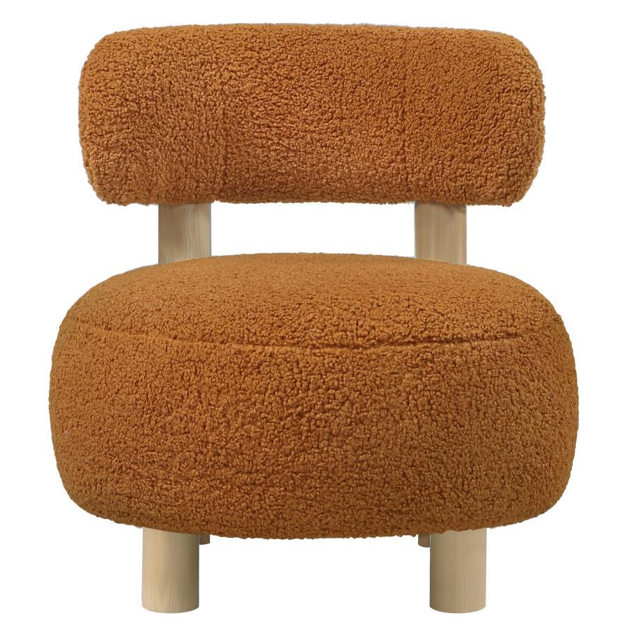 Zonie - Boucle Upholstered Barrel Back Accent Chair - Urban Living Furniture (Los Angeles, CA)