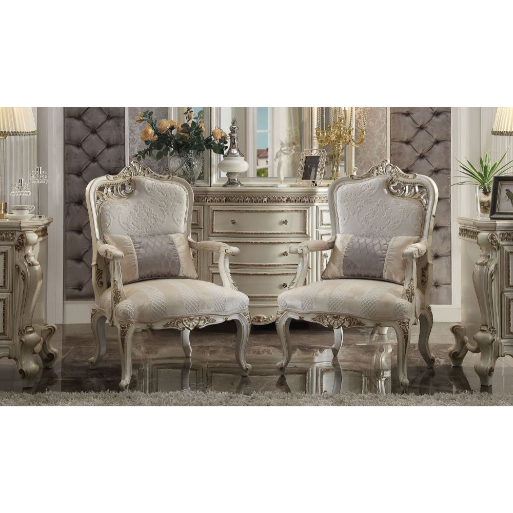 Picardy - Chair - Fabric & Antique Pearl - 43" - Urban Living Furniture (Los Angeles, CA)
