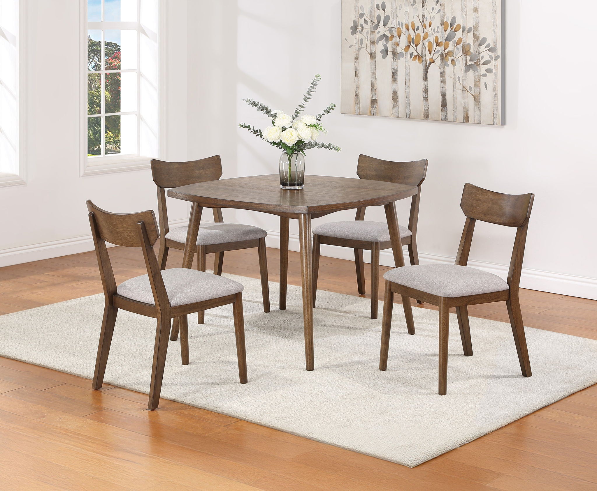 Weldon - 5 Piece Dining Room Set - Brown - Urban Living Furniture (Los Angeles, CA)