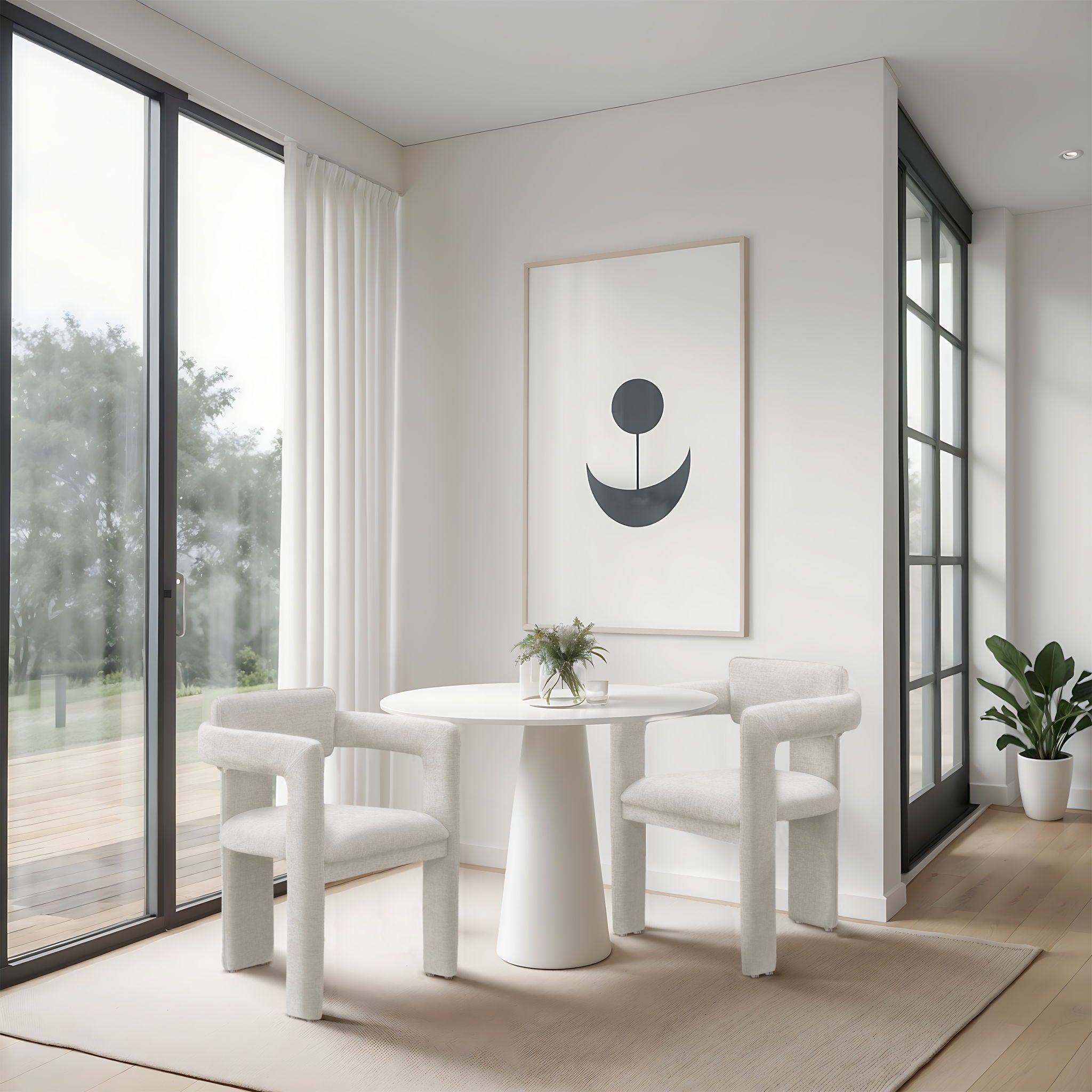 Brenda - Chenille  Dining Chair (Set of 2) - Urban Living Furniture (Los Angeles, CA)