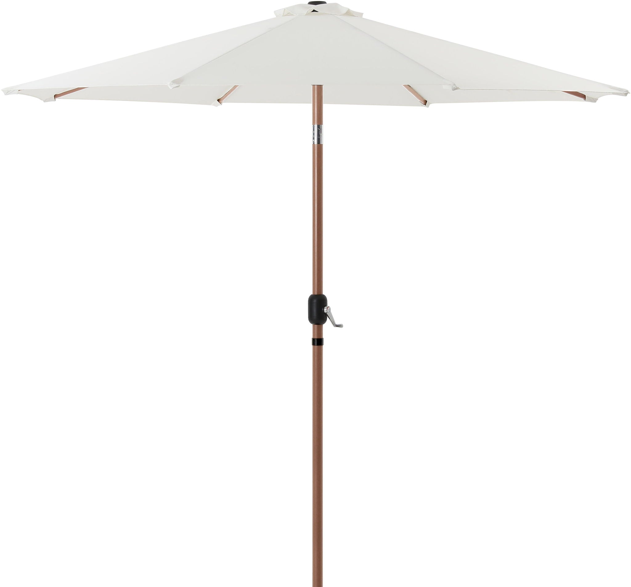 Fiji - Aluminum Patio Umbrella With Square Teak Base - Urban Living Furniture (Los Angeles, CA)