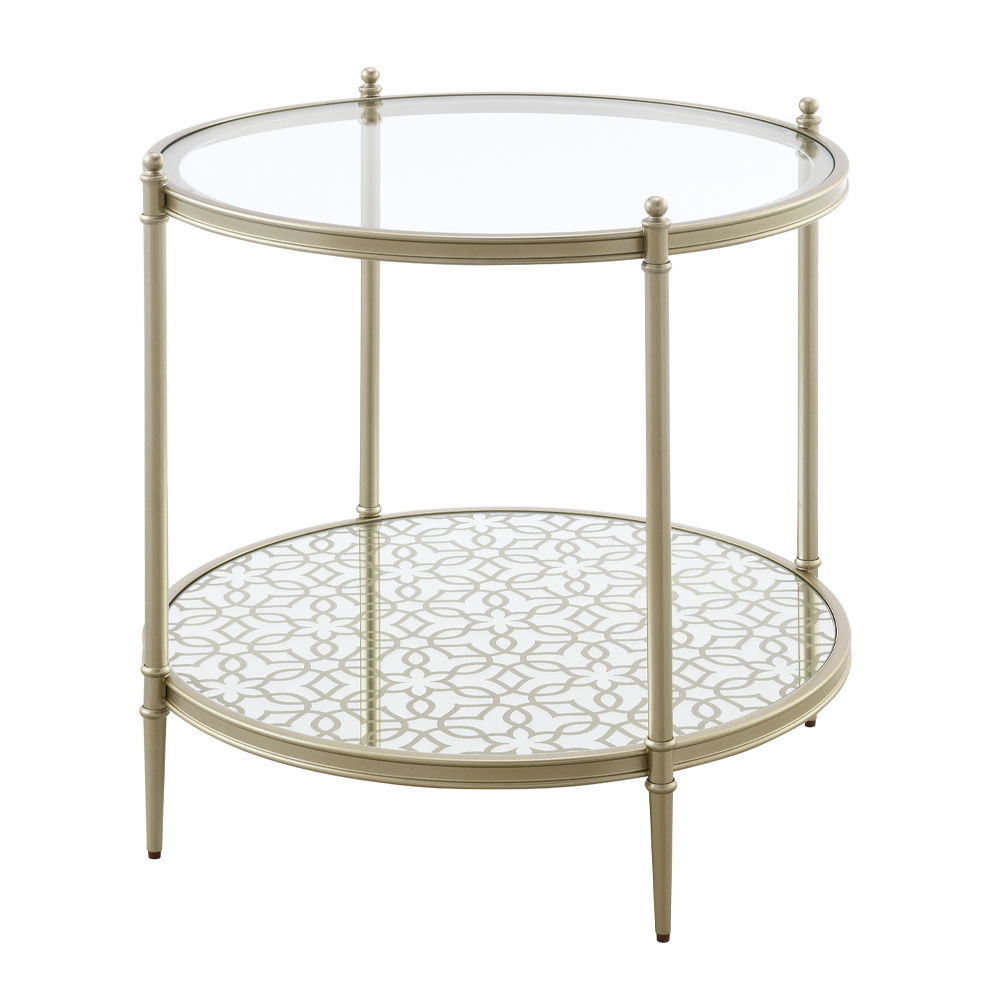 Zaba - End Table - Pearl Silver - Urban Living Furniture (Los Angeles, CA)