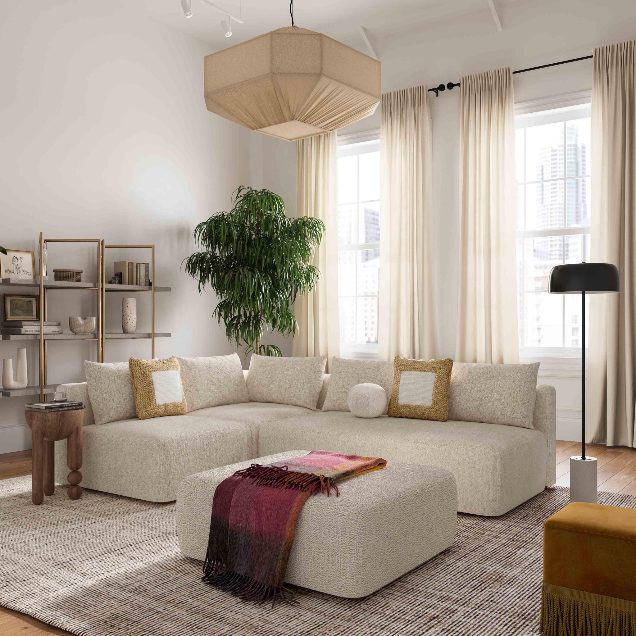 Hangover - 4-Piece Modular Chaise Sectional - Urban Living Furniture (Los Angeles, CA)
