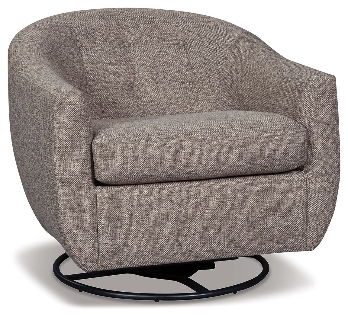 Upshur - Swivel Glider Accent Chair - Taupe - Urban Living Furniture (Los Angeles, CA)