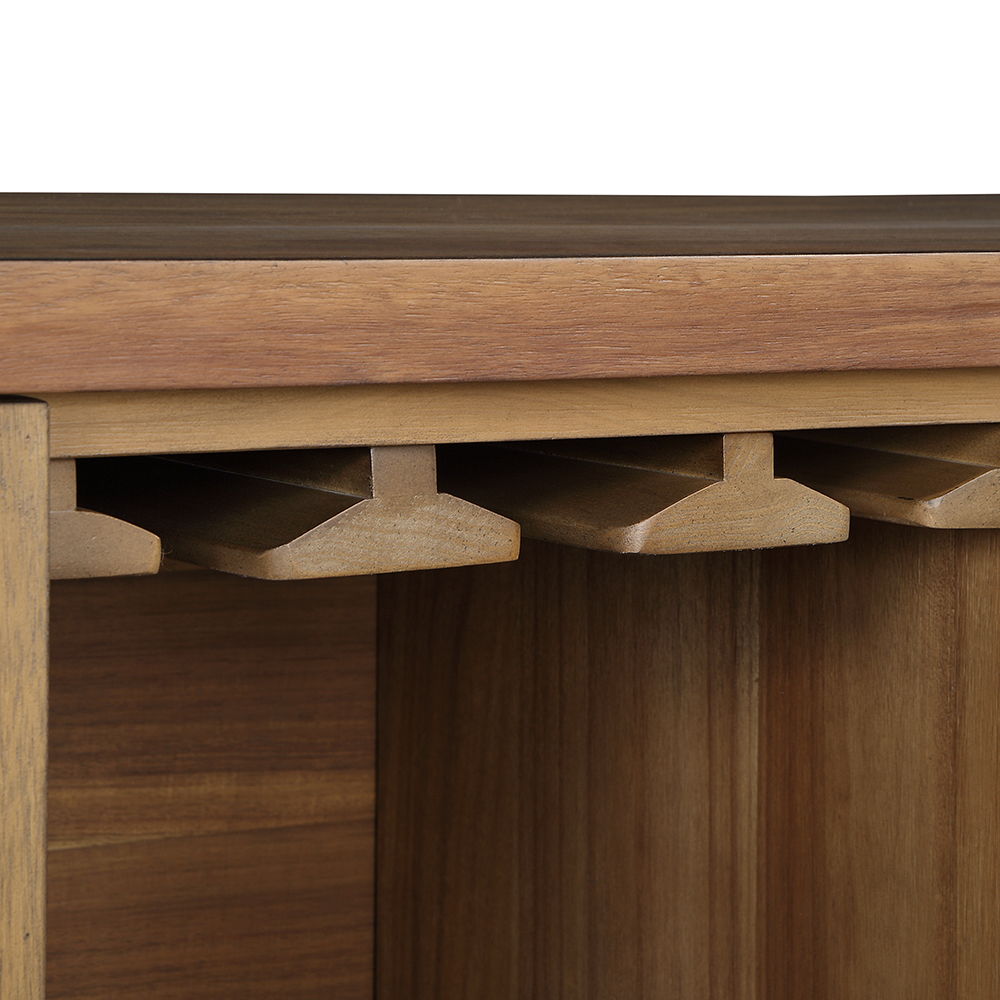 Pascaline - Server - Rustic Brown & Oak - Urban Living Furniture (Los Angeles, CA)
