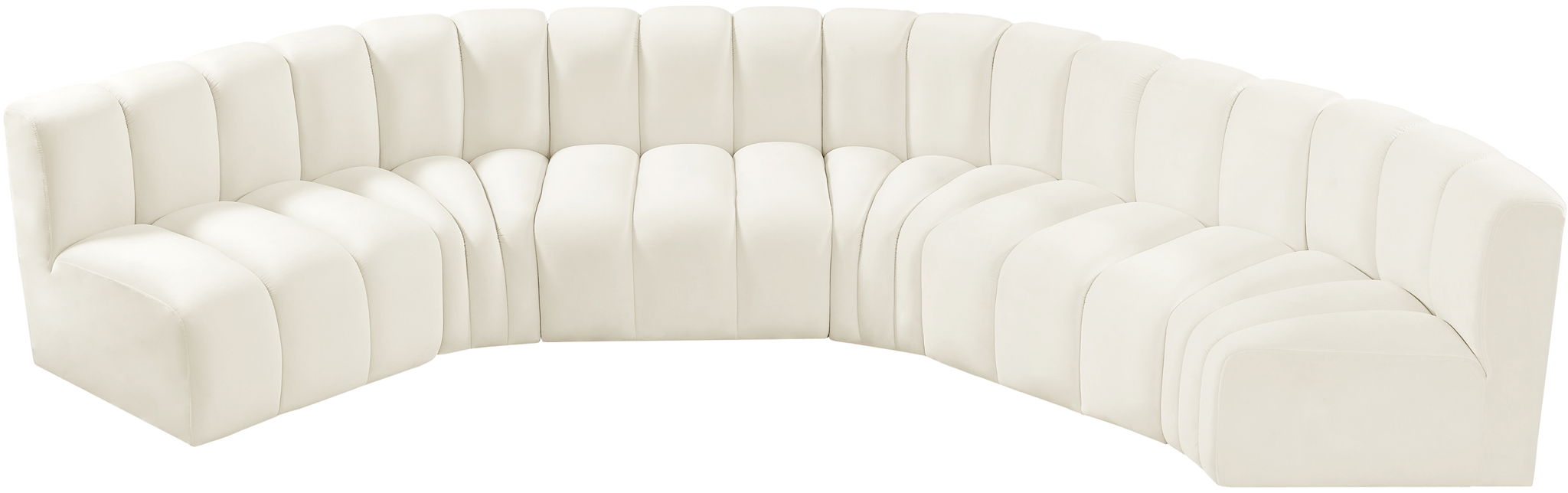 Arc - Velvet 6 Piece U-Shaped Modular Sofa - Urban Living Furniture (Los Angeles, CA)