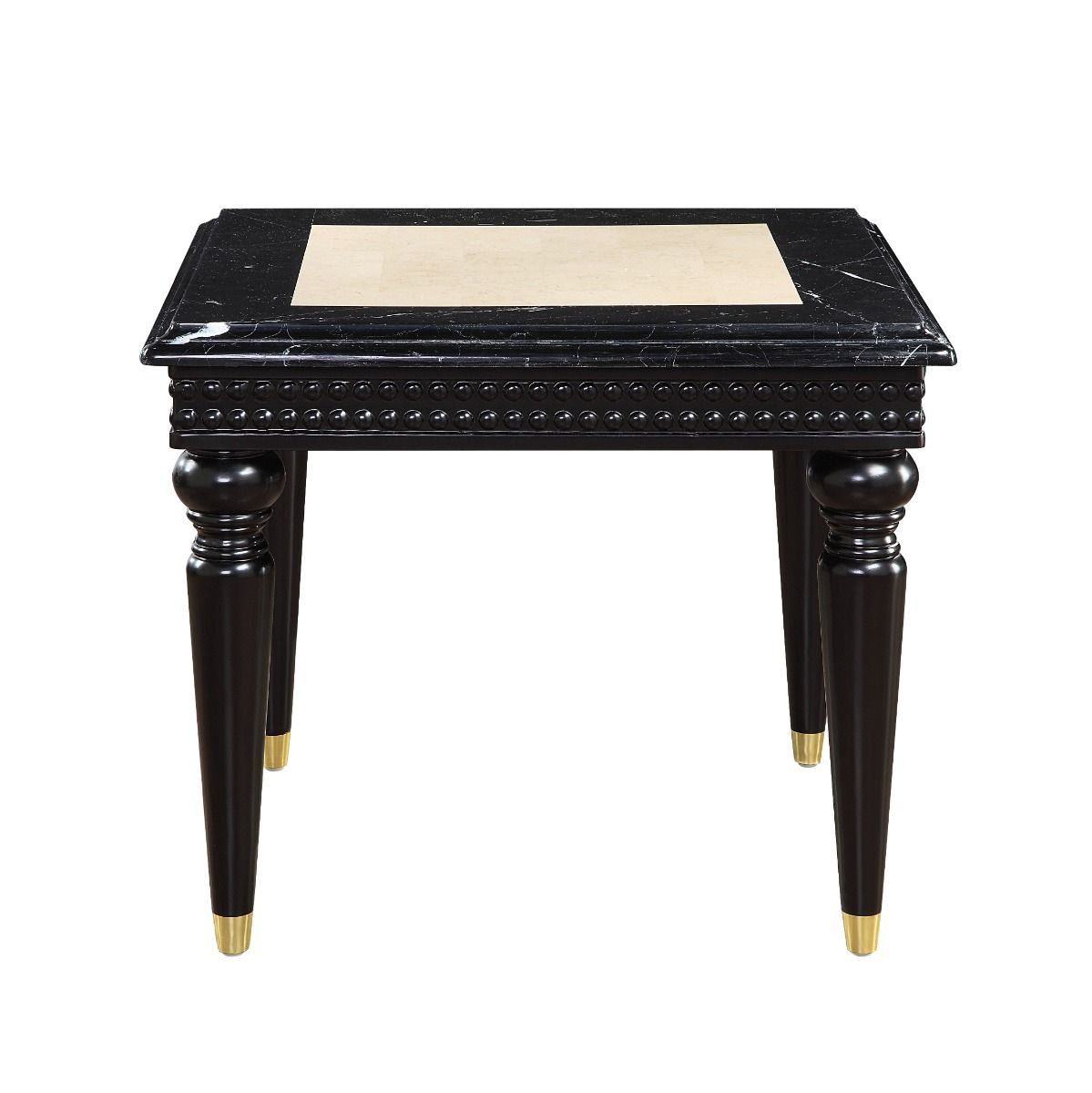 Tayden - End Table With Marble Top - Marble Top & Black - Urban Living Furniture (Los Angeles, CA)
