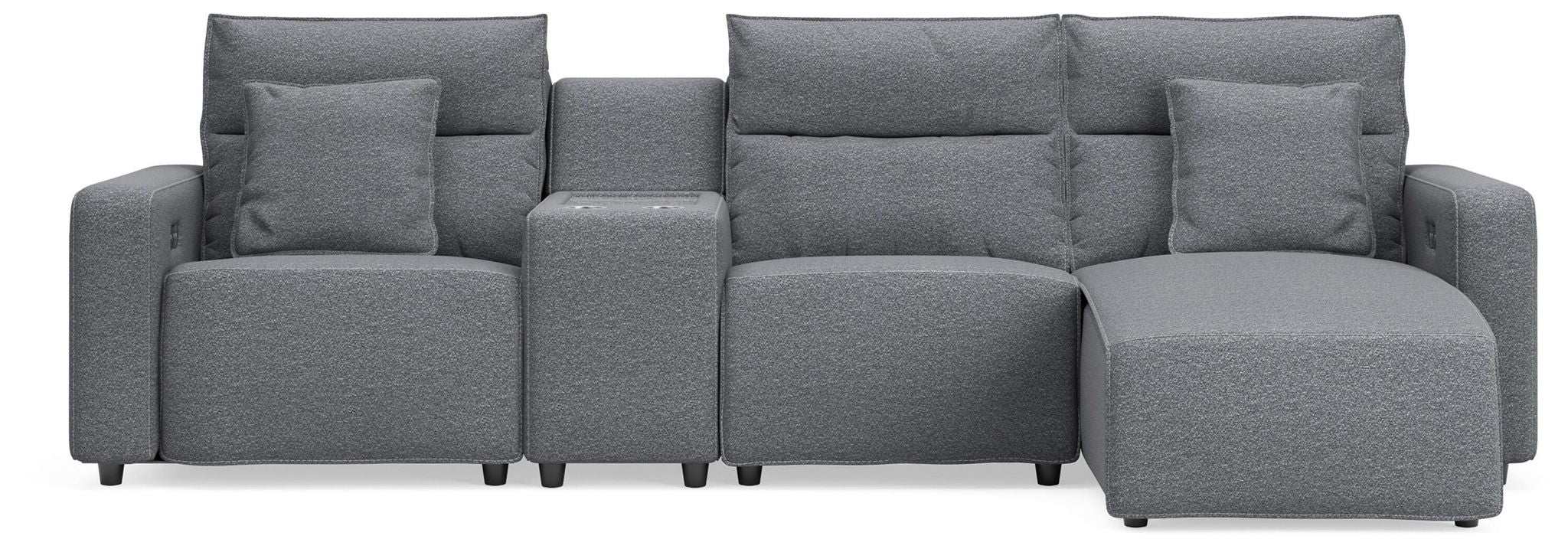 Modmax II - Reclining Sectional - Salt And Pepper - Urban Living Furniture (Los Angeles, CA)