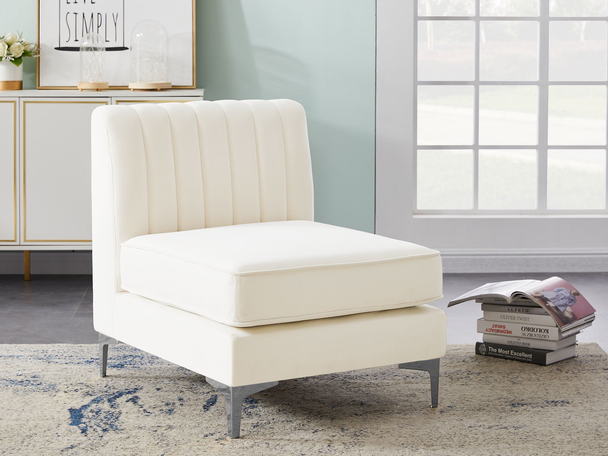Alina - Armless Chair - Urban Living Furniture (Los Angeles, CA)