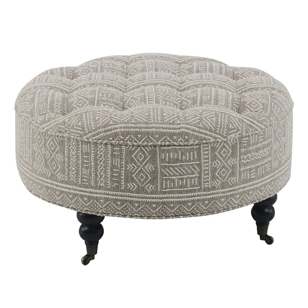 Upendo - Ottoman With Caster - Pattern Fabric - Urban Living Furniture (Los Angeles, CA)