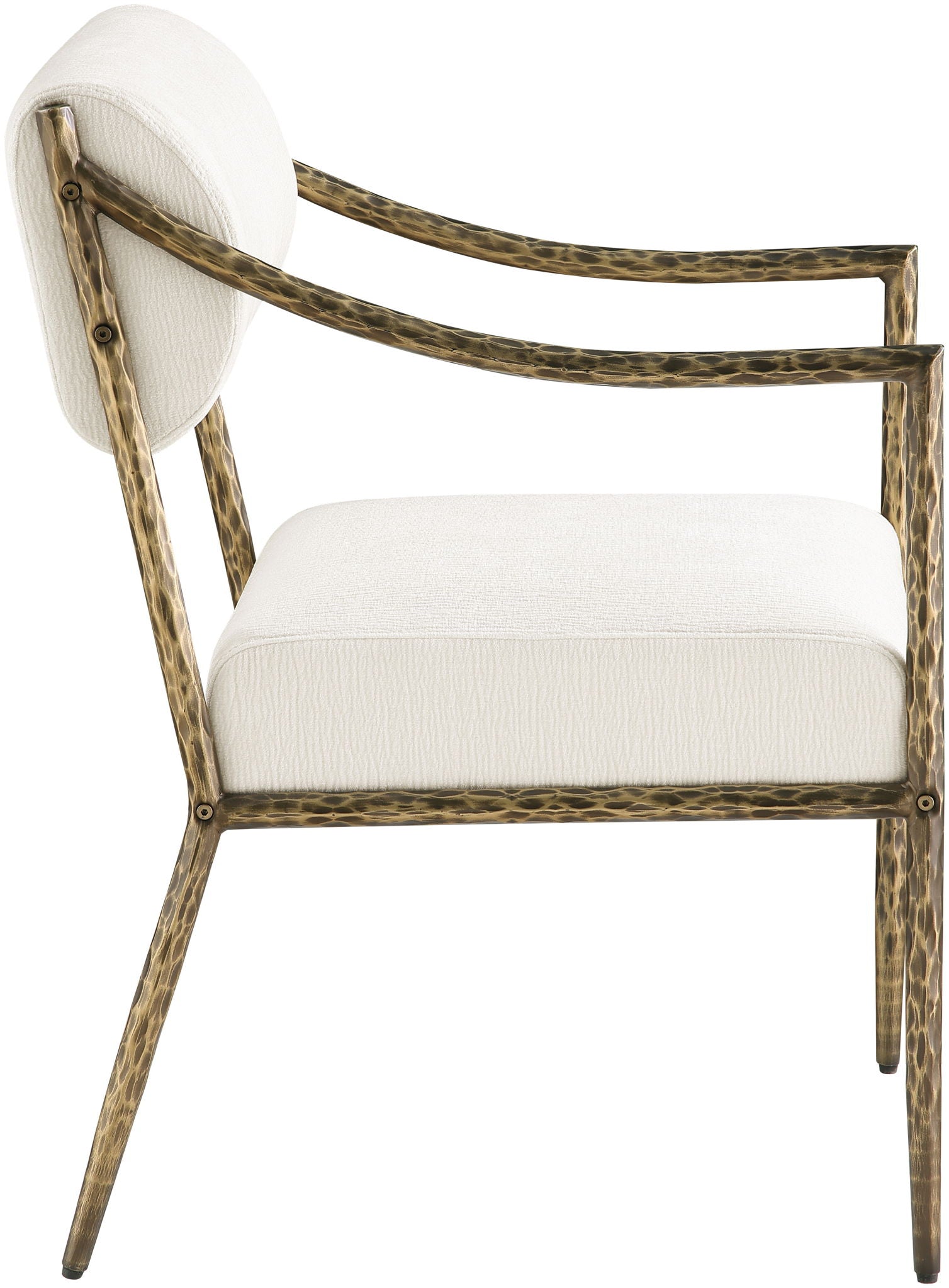 Bastille - Upholstered Dining Arm Chair (Set of 2) - Brass Frame - Urban Living Furniture (Los Angeles, CA)