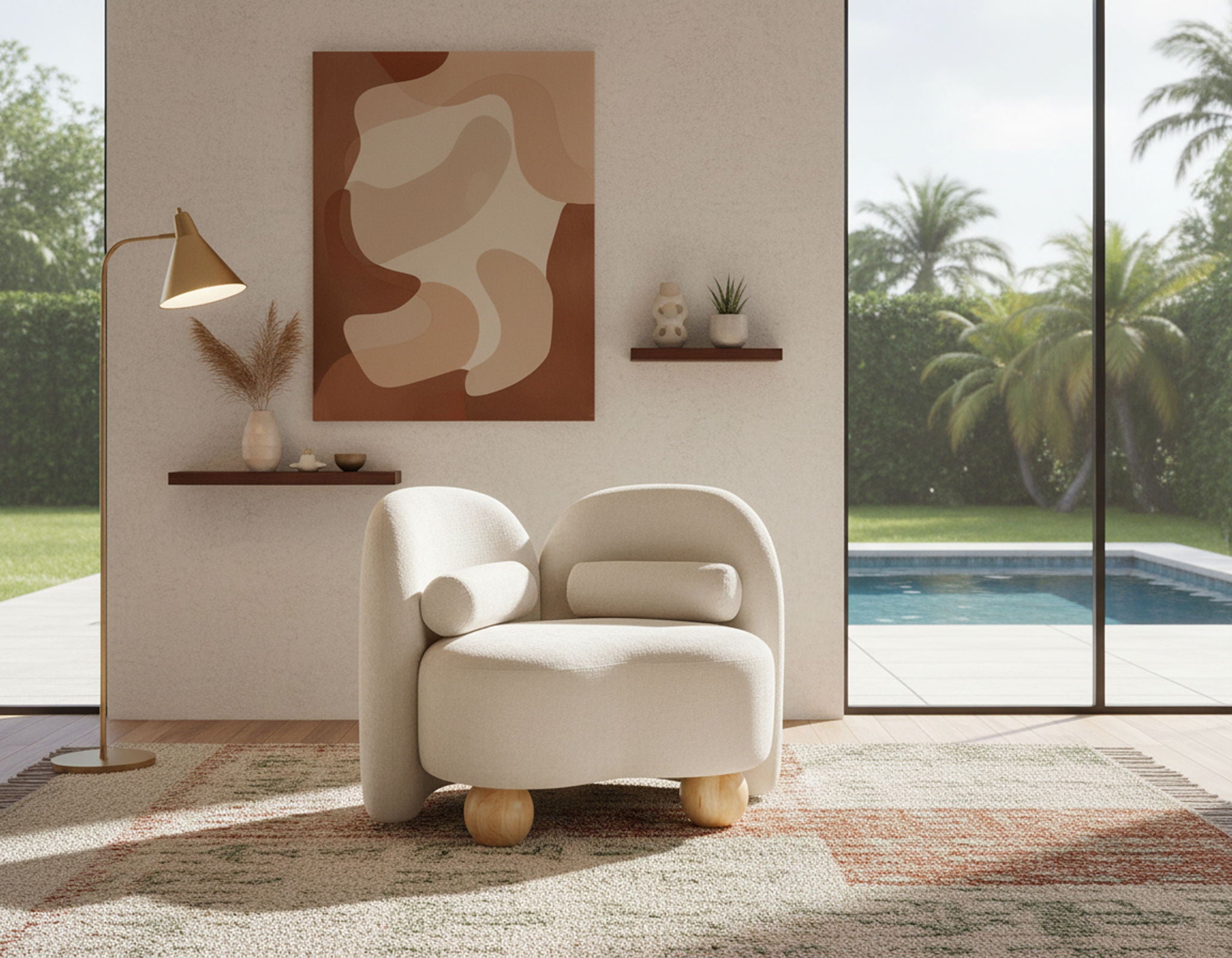Daphne - Chenille Chair - Urban Living Furniture (Los Angeles, CA)