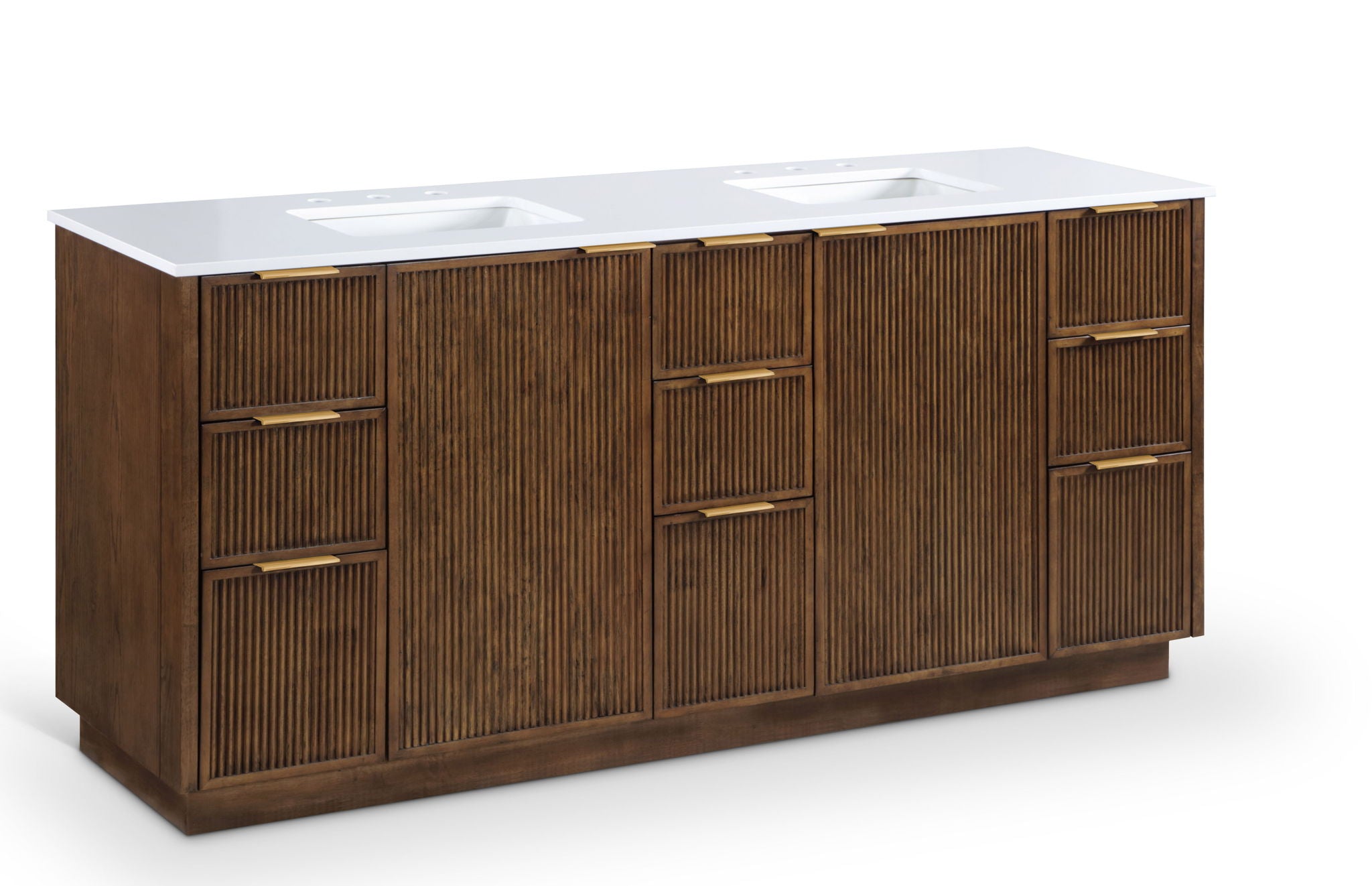 Willard - Engineered Stone And Solid Wood Bathroom Vanity - Urban Living Furniture (Los Angeles, CA)