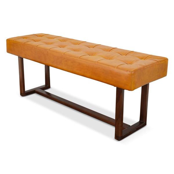 Cameron - Bench - Brown / Tan