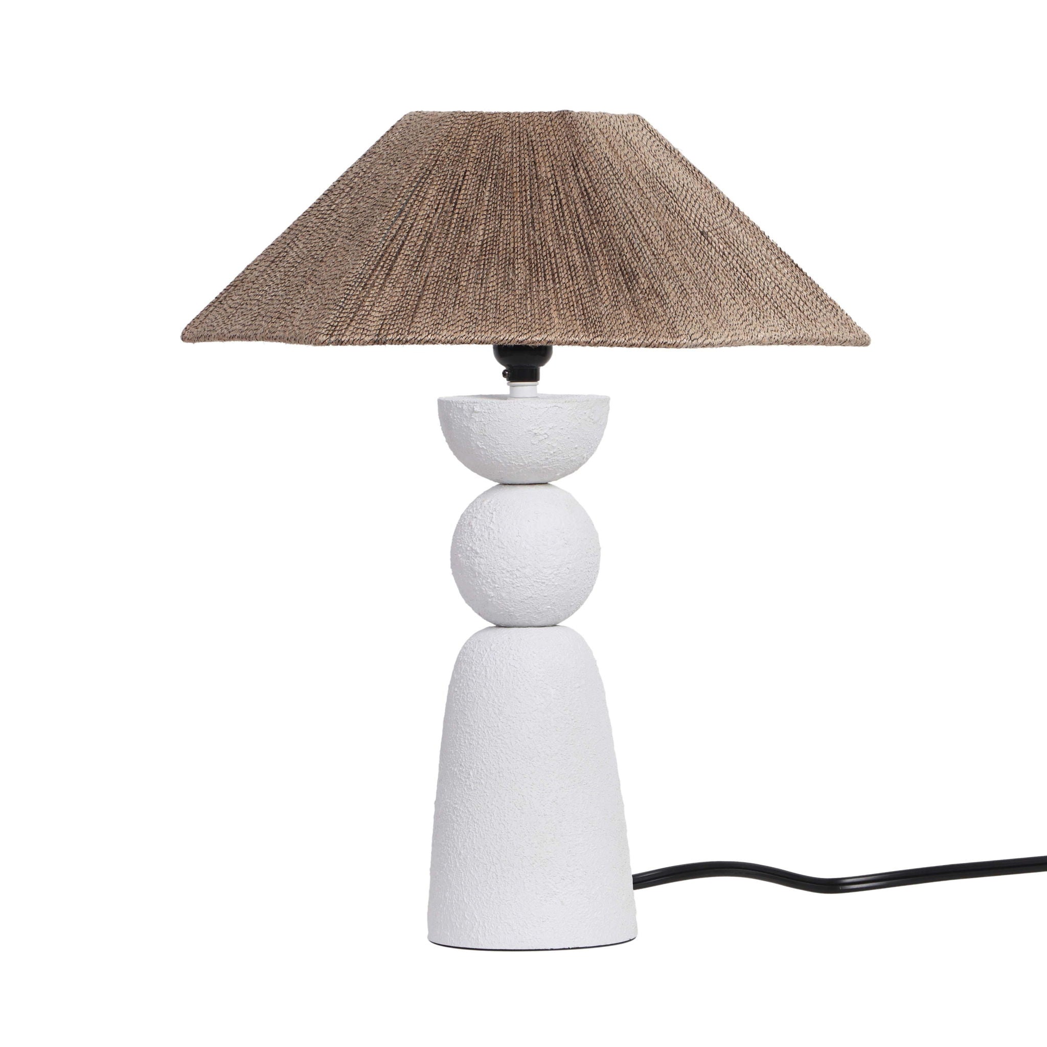 Shabby - Table Lamp - Natural / White - Urban Living Furniture (Los Angeles, CA)