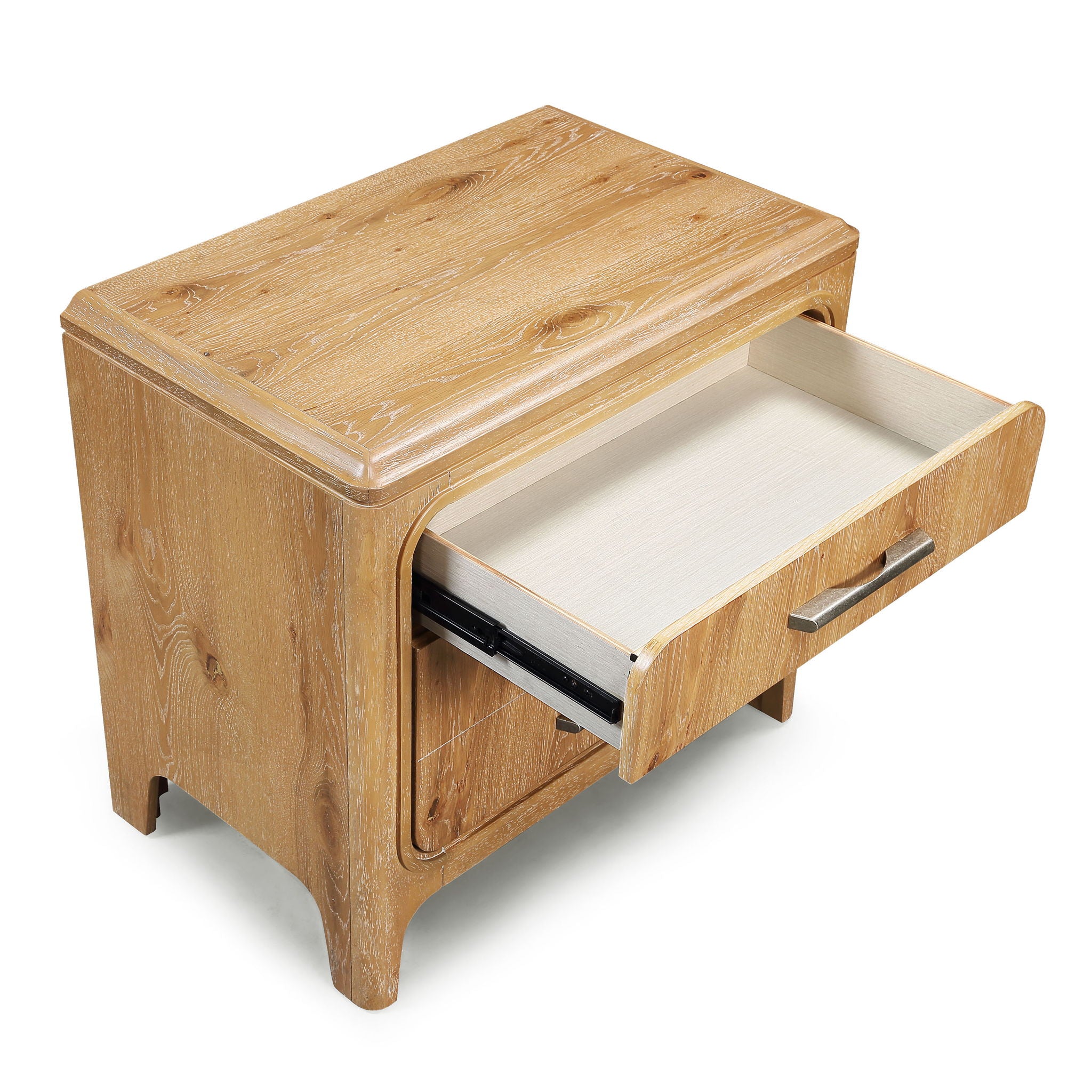 Westcott - Night Stand - Cerused Natural - Urban Living Furniture (Los Angeles, CA)