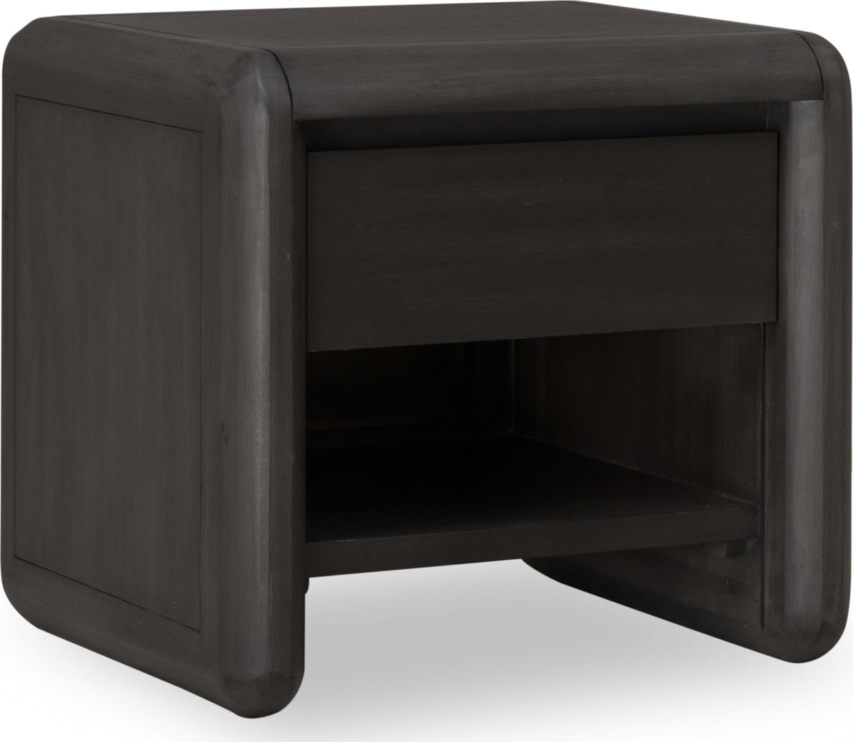 Xolani - One Drawer Acacia Wood Nightstand - Jaguar