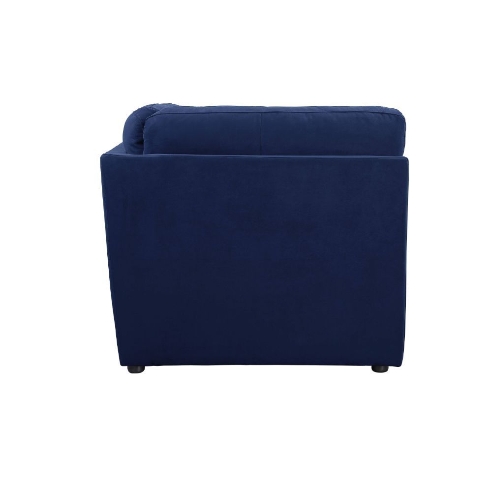 Crosby - Wedge - Blue Fabric - Urban Living Furniture (Los Angeles, CA)