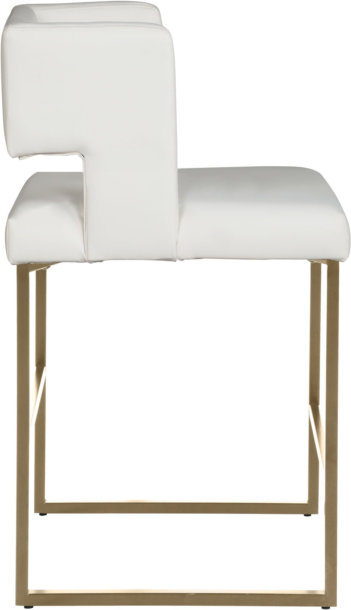 Caleb - Counter Stool with Gold Legs (Set of 2) - Urban Living Furniture (Los Angeles, CA)