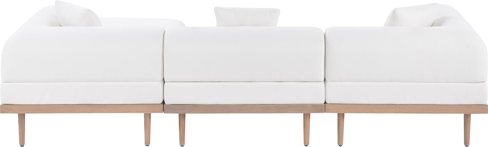 Laguna - 4 Piece 106.5" Upholstered Outdoor Patio Modular Sectional - Urban Living Furniture (Los Angeles, CA)