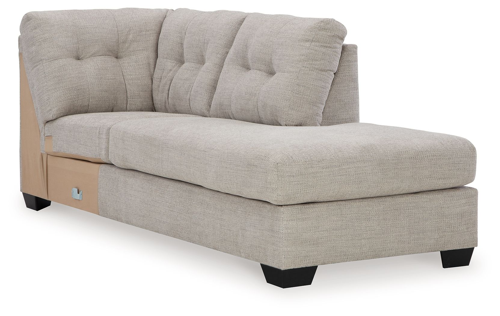 Mahoney - Pebble - Raf Corner Chaise - Urban Living Furniture (Los Angeles, CA)