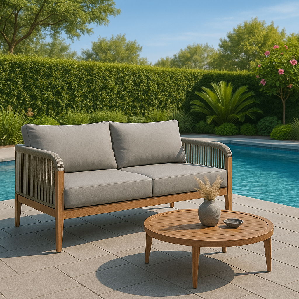 Maui - Water Resistant Outdoor Patio Loveseat - Urban Living Furniture (Los Angeles, CA)
