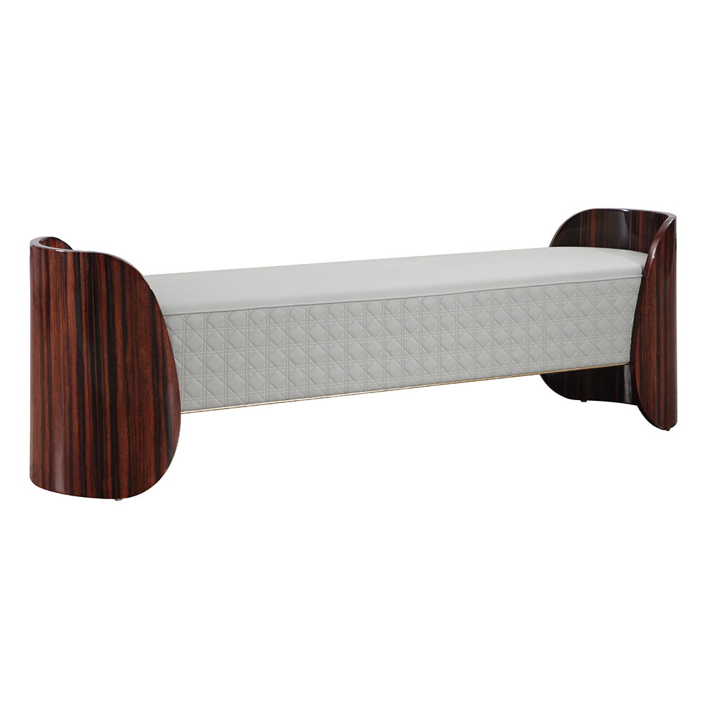 Jamonica - Bench - Gray & Dark Brown - Urban Living Furniture (Los Angeles, CA)