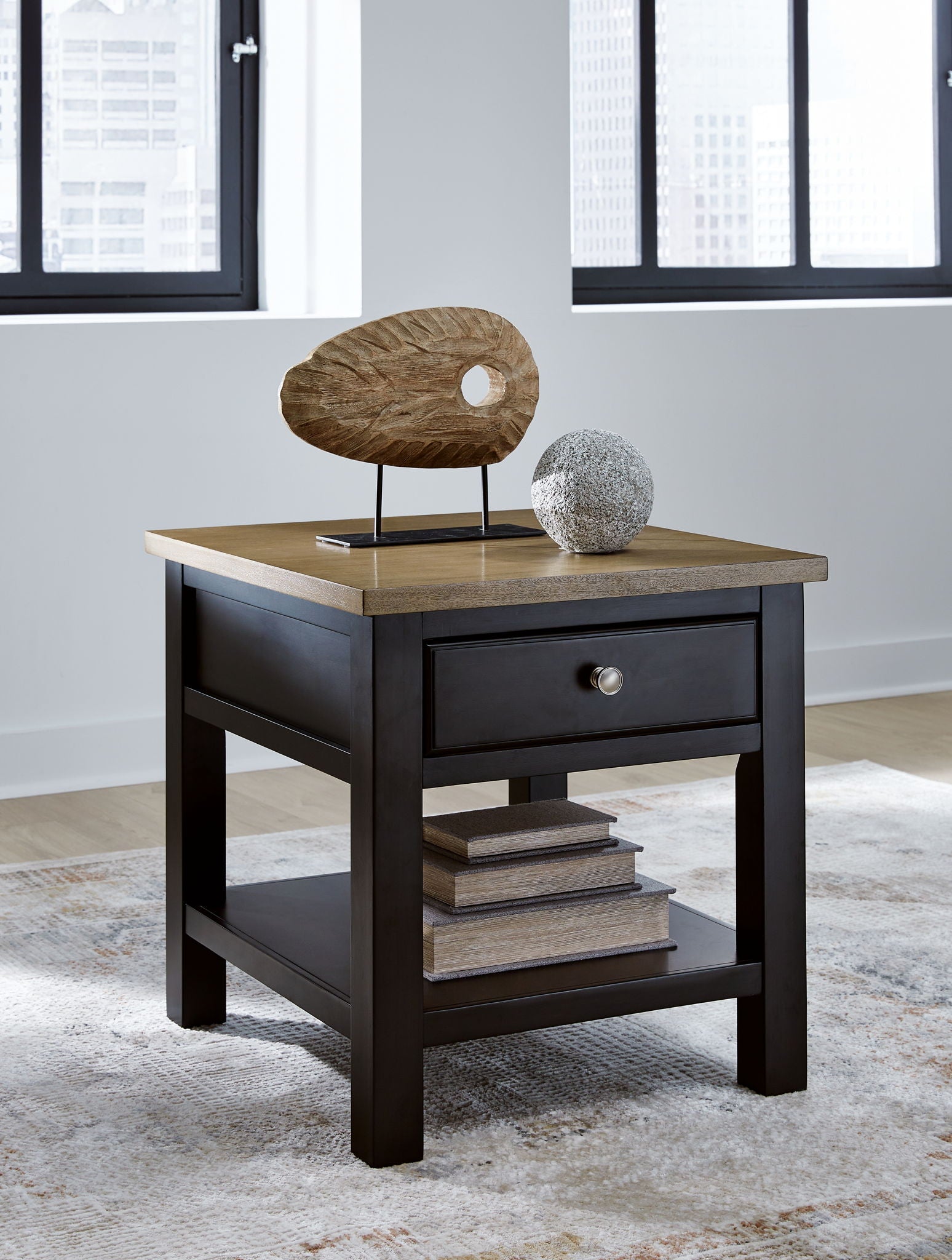 Drazmine - Brown - Rectangular End Table - Urban Living Furniture (Los Angeles, CA)