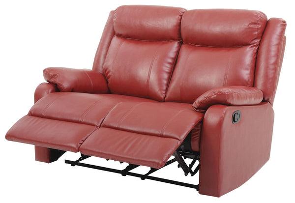 Double Reclining Love Seat - Red