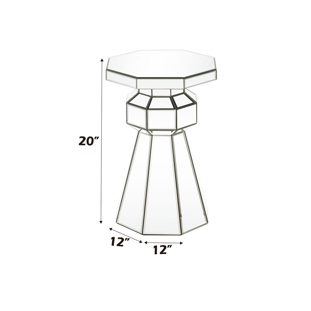 Dominic - Pedestal Stand - Mirrored - Urban Living Furniture (Los Angeles, CA)