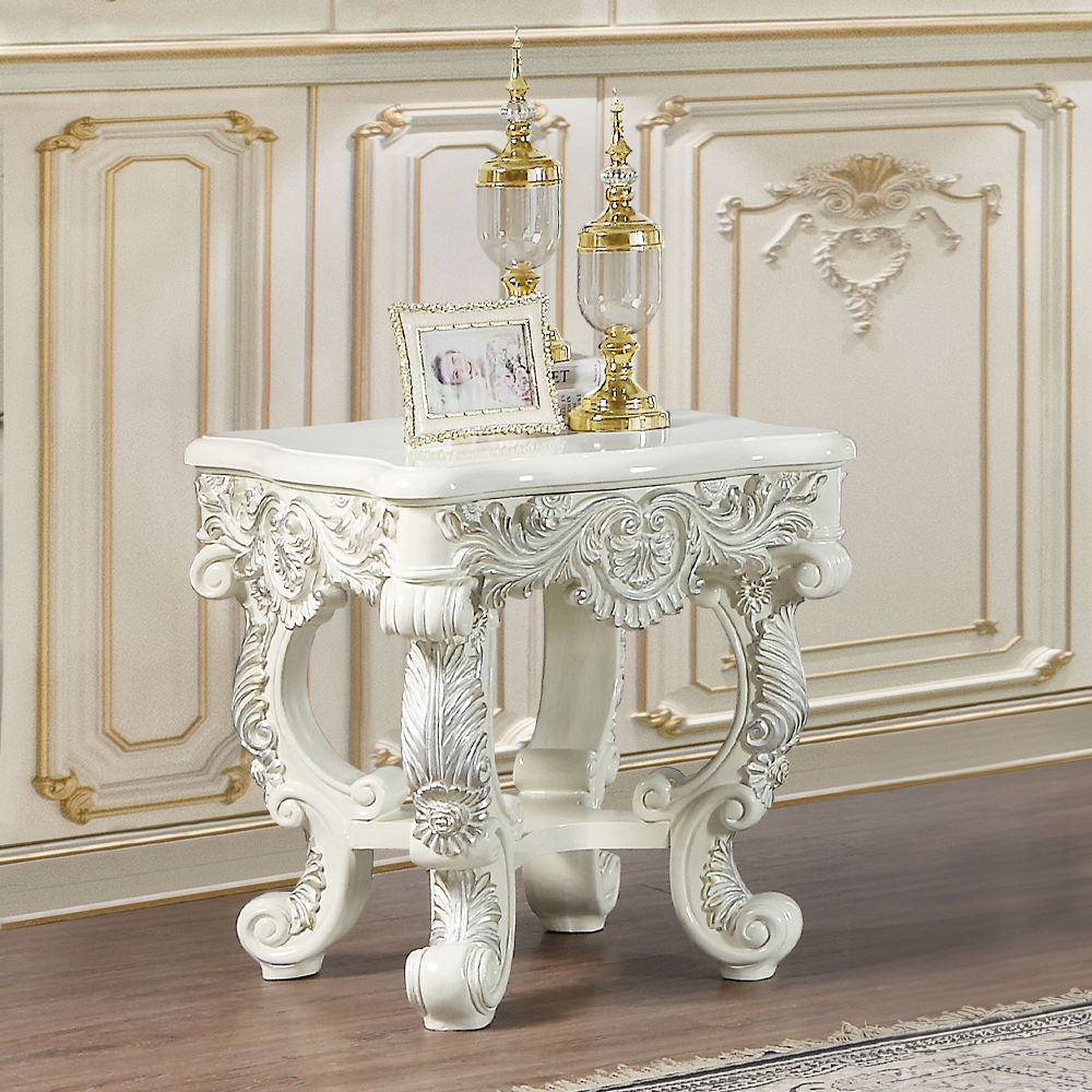 Adara - End Table - Antique White - Urban Living Furniture (Los Angeles, CA)