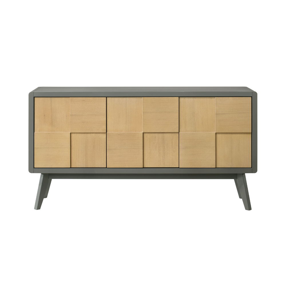 Blayde - Server - Light Gray & Natural Finish - Urban Living Furniture (Los Angeles, CA)