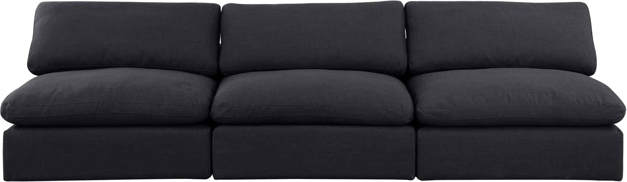 Comfy - Linen Modular Armless Sofa 3 Seats - Urban Living Furniture (Los Angeles, CA)