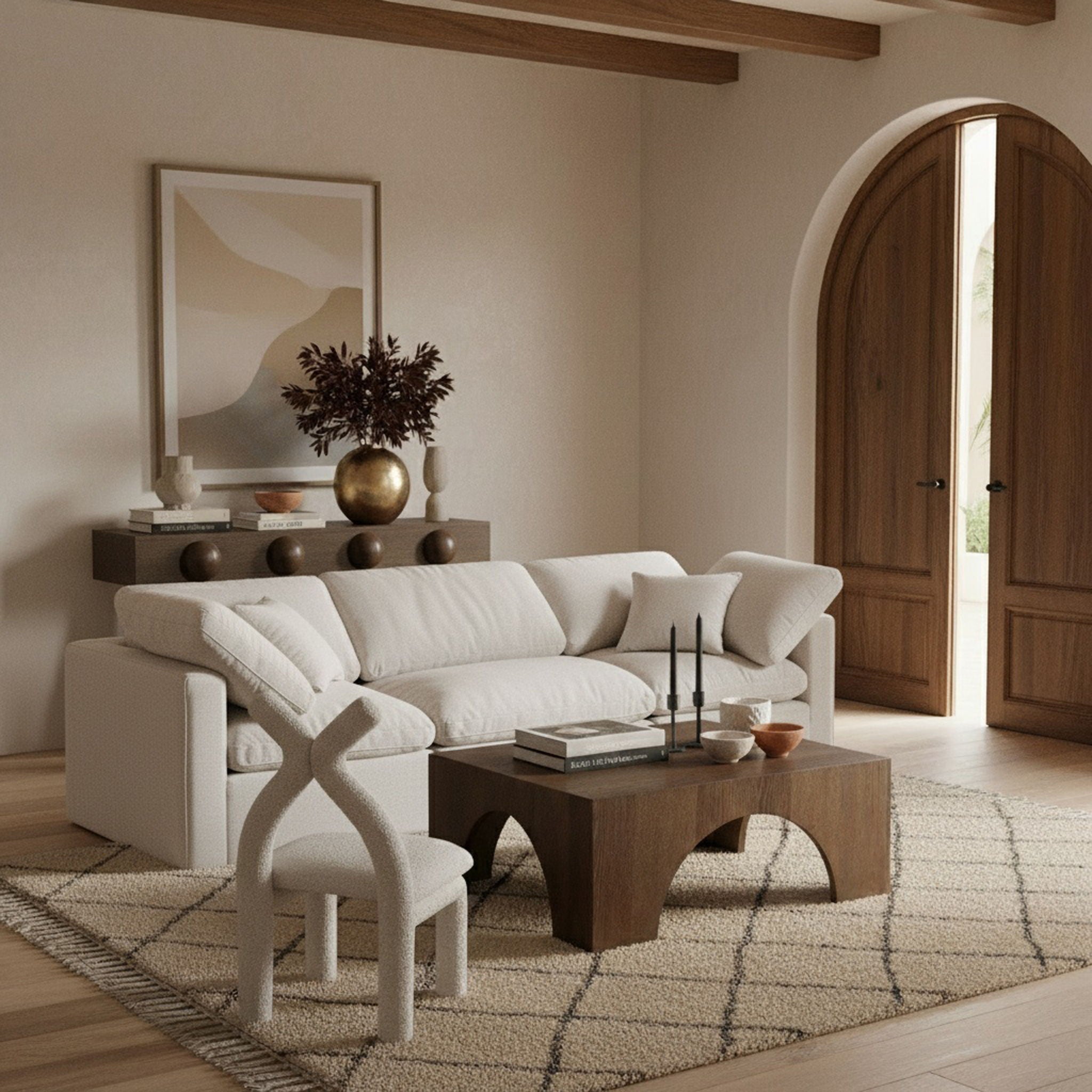 Indulge - Linen 3 Seat Modular Sofa - Urban Living Furniture (Los Angeles, CA)