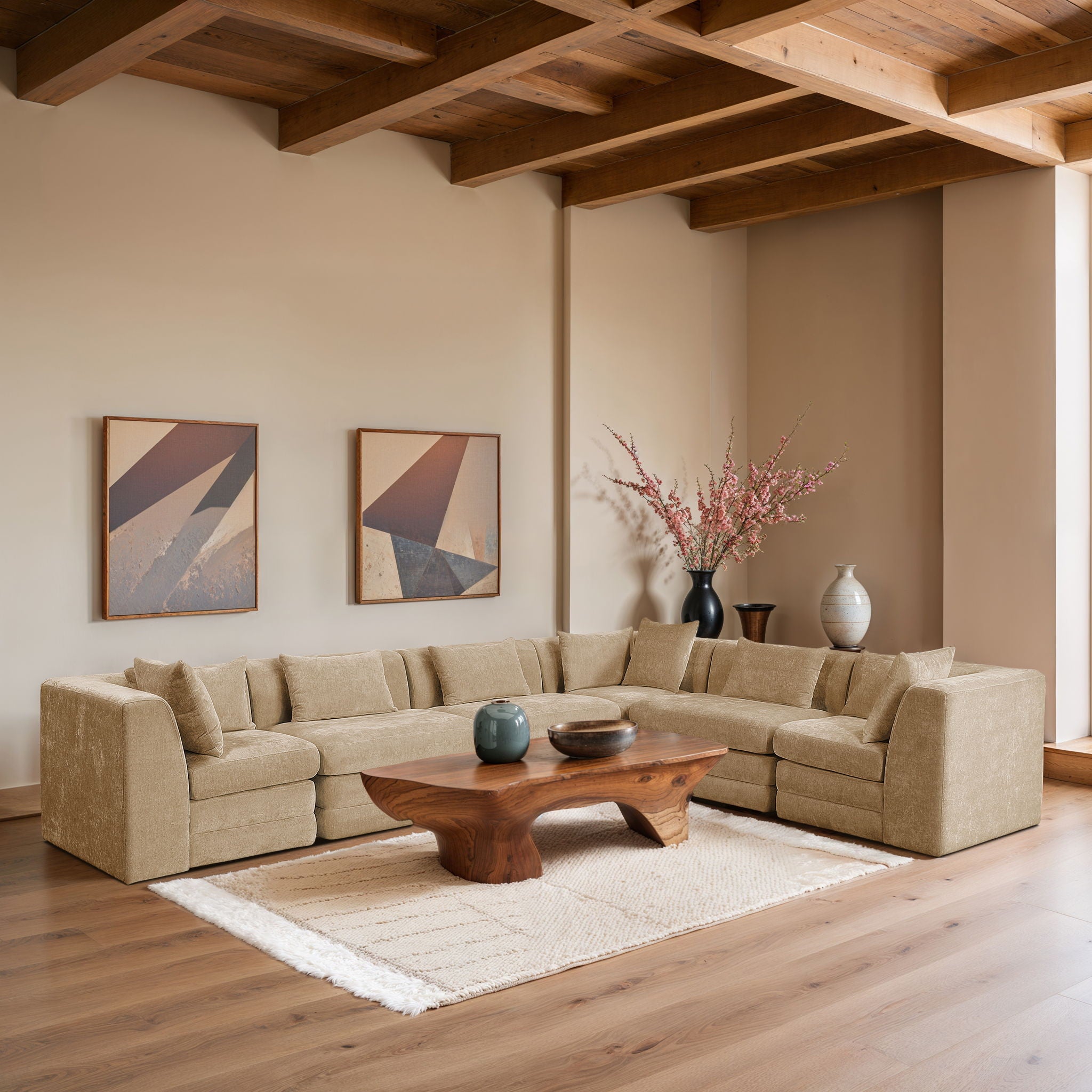 Stellar - 6 Piece Upholstered Modular Sectional - Urban Living Furniture (Los Angeles, CA)