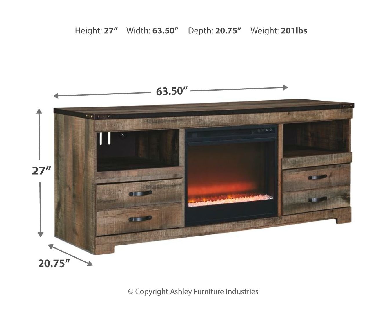 Trinell - Entertainment Center - Urban Living Furniture (Los Angeles, CA)