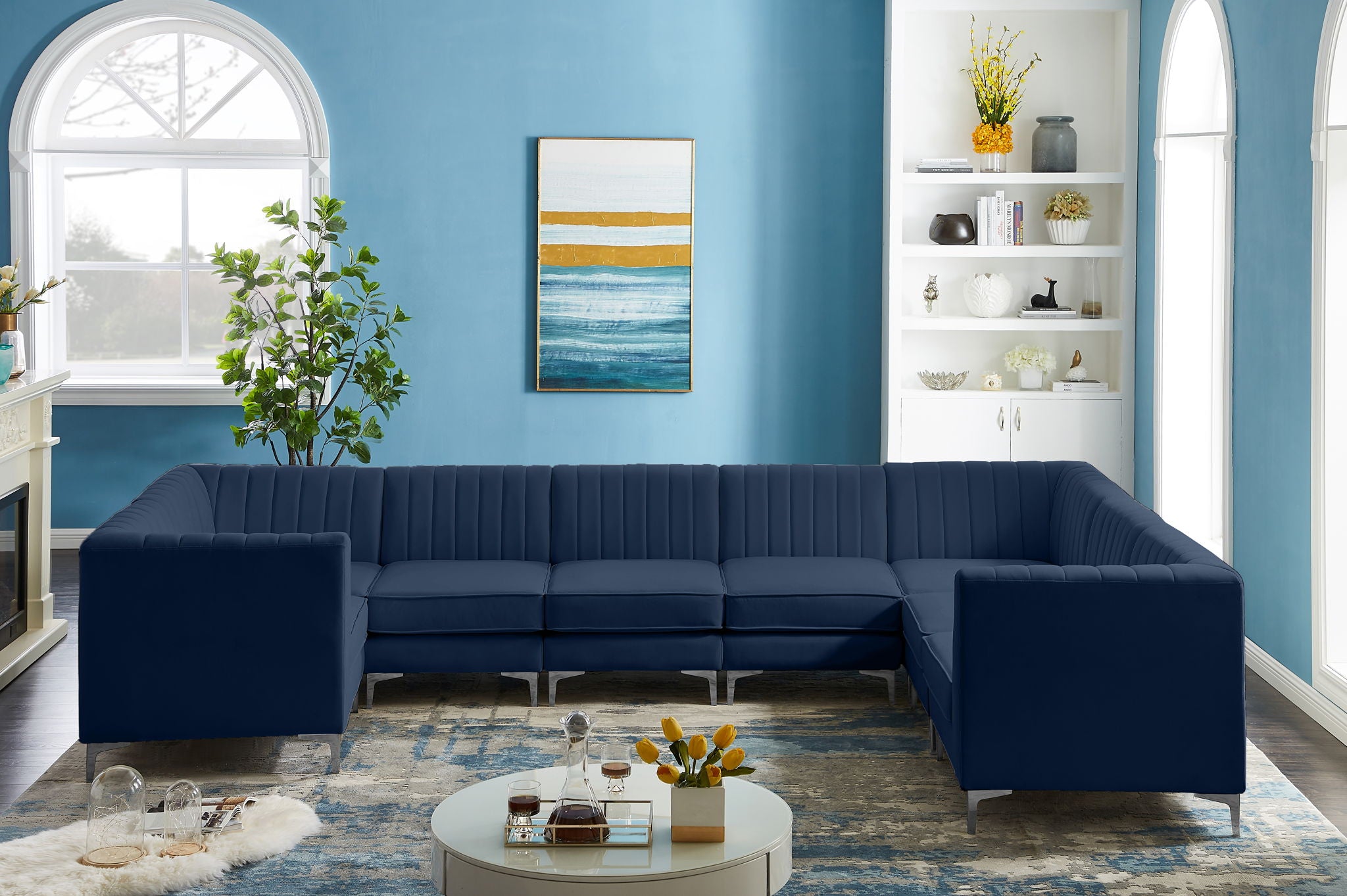 Alina - 8 Piece Modular U-Shaped Sectional - Urban Living Furniture (Los Angeles, CA)
