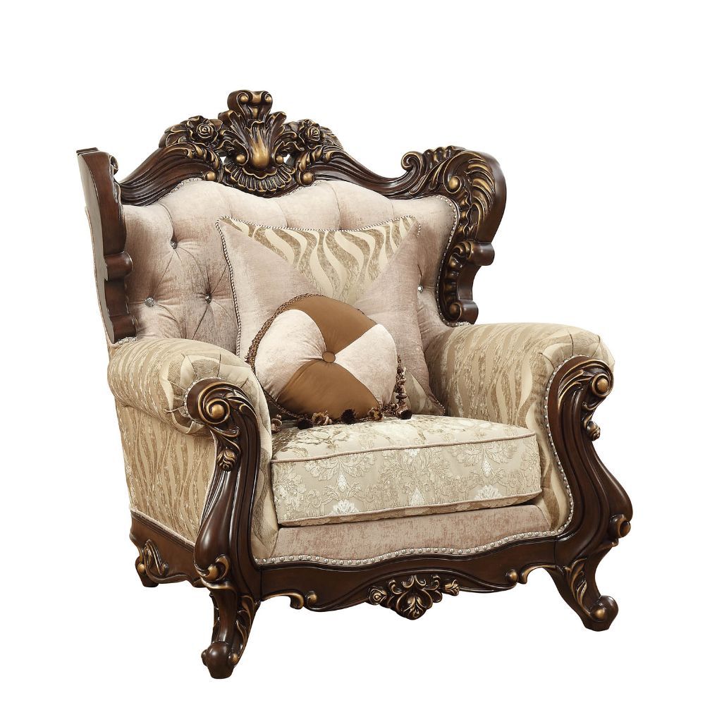 Shalisa - Chair - Fabric & Walnut - Urban Living Furniture (Los Angeles, CA)