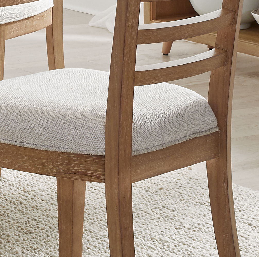 Escape - Ladder Back Dining Chair (Set of 2) - Glazed Natural Oak Mirage Mist - Urban Living Furniture (Los Angeles, CA)