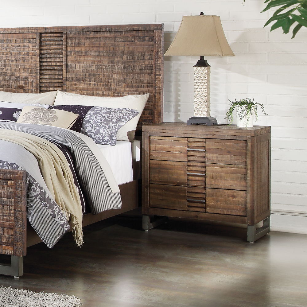 Andria - Nightstand - Reclaimed Oak - Urban Living Furniture (Los Angeles, CA)